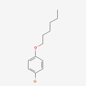 1-Bromo-4-(hexyloxy)benzene chemical structure (CAS 30752-19-3)