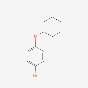 1-Bromo-4-(cyclohexyloxy)benzene chemical structure (CAS 30752-31-9)