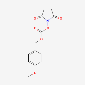 2,5-Dioxopyrrolidin-1-yl (4-methoxybenzyl) carbonate chemical structure (CAS 30761-97-8)