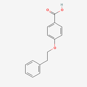 4-Phenethoxybenzoic acid chemical structure (CAS 30762-06-2)