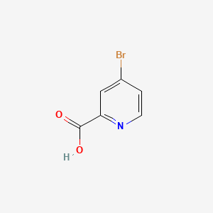 4-Bromopicolinic acid chemical structure (CAS 30766-03-1)