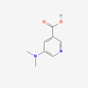 5-(Dimethylamino)nicotinic acid chemical structure (CAS 30766-20-2)