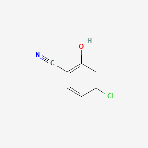 4-Chloro-2-hydroxybenzonitrile chemical structure (CAS 30818-28-1)