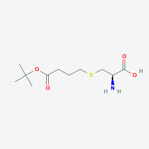 S-(4-(tert-Butoxy)-4-oxobutyl)-L-cysteine chemical structure (CAS 30845-10-4)