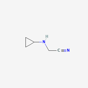 2-(Cyclopropylamino)acetonitrile chemical structure (CAS 30858-68-5)