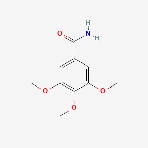 3,4,5-Trimethoxybenzamide chemical structure (CAS 3086-62-2)