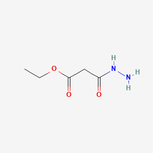 Ethyl 3-hydrazinyl-3-oxopropanoate chemical structure (CAS 30866-24-1)