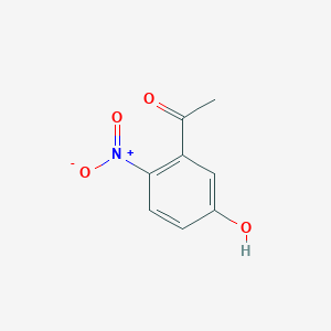 1-(5-Hydroxy-2-nitrophenyl)ethanone chemical structure (CAS 30879-49-3)