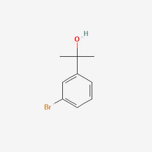 2-(3-Bromophenyl)propan-2-ol chemical structure (CAS 30951-66-7)