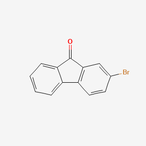 2-Bromo-9H-fluoren-9-one chemical structure (CAS 3096-56-8)