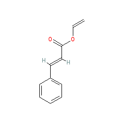Vinyl 3-phenylacrylate chemical structure (CAS 3098-92-8)