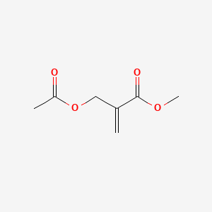 Methyl 2-(acetoxymethyl)acrylate chemical structure (CAS 30982-08-2)