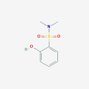 2-Hydroxy-N,N-dimethylbenzenesulfonamide chemical structure (CAS 30988-90-0)