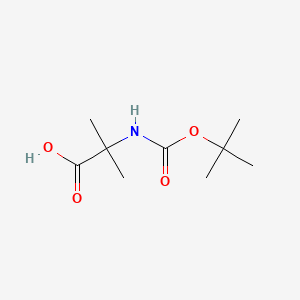 Boc-Aib-OH chemical structure (CAS 30992-29-1)