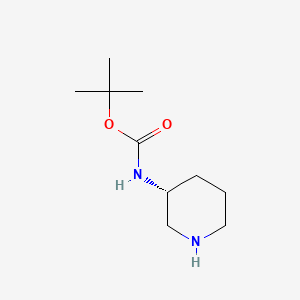 (R)-tert-Butyl piperidin-3-ylcarbamate chemical structure (CAS 309956-78-3)