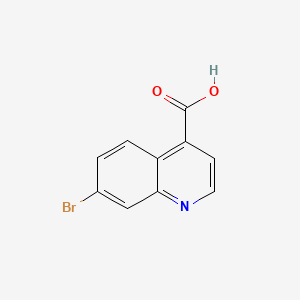 7-Bromoquinoline-4-carboxylic acid chemical structure (CAS 31009-04-8)