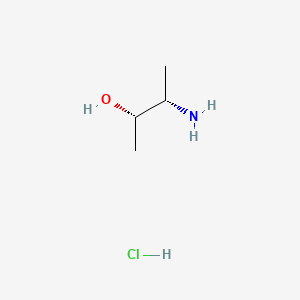 (2S,3S)-3-Aminobutan-2-ol hydrochloride chemical structure (CAS 310450-42-1)
