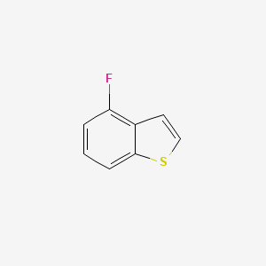 4-Fluorobenzo[b]thiophene chemical structure (CAS 310466-38-7)