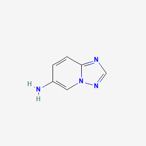 [1,2,4]Triazolo[1,5-a]pyridin-6-amine chemical structure (CAS 31052-94-5)
