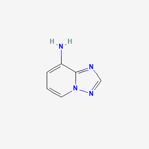 [1,2,4]Triazolo[1,5-a]pyridin-8-amine chemical structure (CAS 31052-95-6)