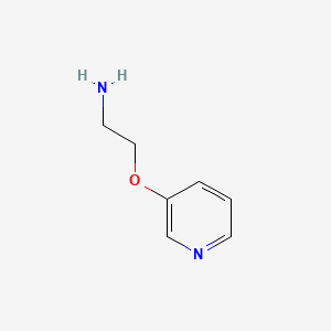 2-(Pyridin-3-yloxy)ethanamine chemical structure (CAS 310880-25-2)