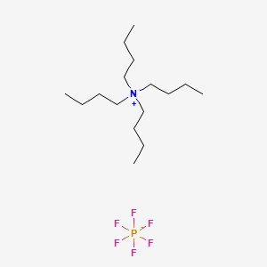Tetrabutylammonium hexafluorophosphate(V) chemical structure (CAS 3109-63-5)