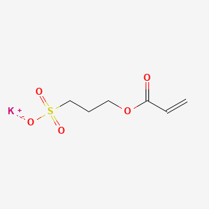 Potassium 3-(acryloyloxy)propane-1-sulfonate chemical structure (CAS 31098-20-1)