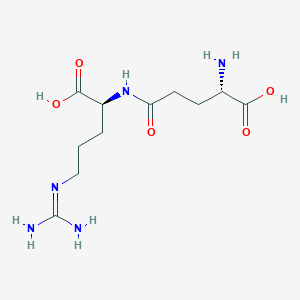 N5-((S)-1-Carboxy-4-guanidinobutyl)-L-glutamine chemical structure (CAS 31106-03-3)