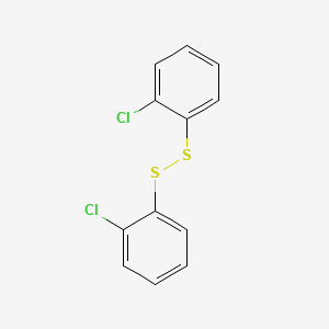 1,2-Bis(2-chlorophenyl)disulfane chemical structure (CAS 31121-19-4)