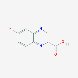 6-Fluoroquinoxaline-2-carboxylic acid chemical structure (CAS 311346-83-5)
