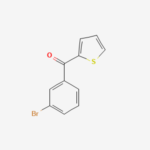 (3-Bromophenyl)(2-thienyl)methanone chemical structure (CAS 31161-47-4)
