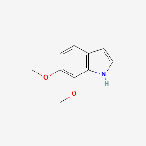 6,7-Dimethoxy-1H-indole chemical structure (CAS 31165-13-6)