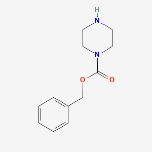 Benzyl piperazine-1-carboxylate chemical structure (CAS 31166-44-6)