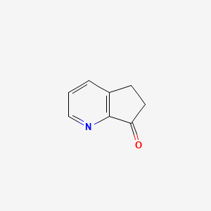 5H-Cyclopenta[b]pyridin-7(6H)-one chemical structure (CAS 31170-78-2)