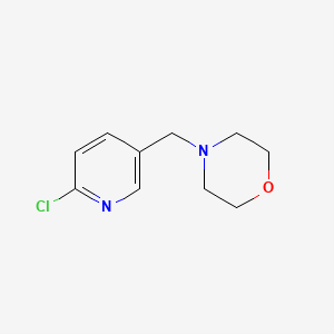 4-((6-Chloropyridin-3-yl)methyl)morpholine chemical structure (CAS 311774-34-2)