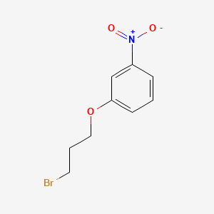 1-(3-Bromopropoxy)-3-nitrobenzene chemical structure (CAS 31191-43-2)