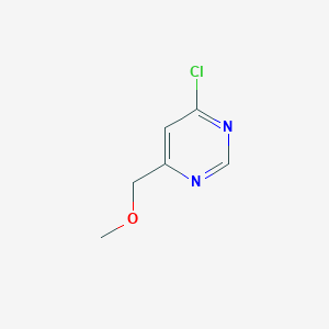 4-Chloro-6-(methoxymethyl)pyrimidine chemical structure (CAS 3122-84-7)