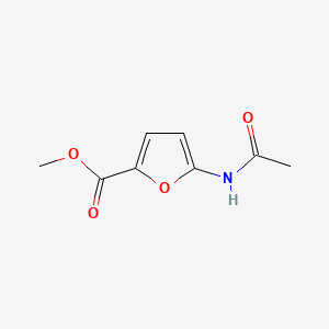Methyl 5-acetamidofuran-2-carboxylate chemical structure (CAS 31230-24-7)