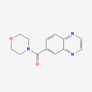 Morpholino(quinoxalin-6-yl)methanone chemical structure (CAS 312319-71-4)