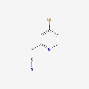 2-(4-Bromopyridin-2-yl)acetonitrile chemical structure (CAS 312325-73-8)