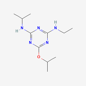 N2-Ethyl-6-isopropoxy-N4-isopropyl-1,3,5-triazine-2,4-diamine chemical structure (CAS 312514-08-2)
