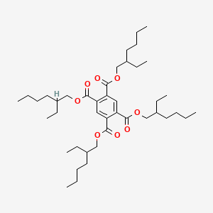 Tetrakis(2-ethylhexyl) benzene-1,2,4,5-tetracarboxylate chemical structure (CAS 3126-80-5)