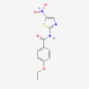 4-Ethoxy-N-(5-nitrothiazol-2-yl)benzamide chemical structure (CAS 312608-54-1)