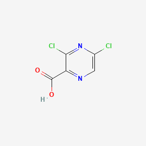 3,5-Dichloropyrazine-2-carboxylic acid chemical structure (CAS 312736-49-5)