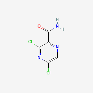 3,5-Dichloropyrazine-2-carboxamide chemical structure (CAS 312736-50-8)