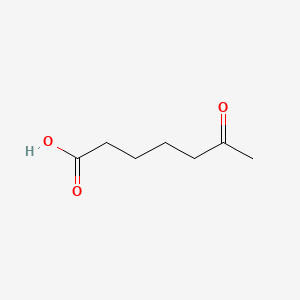 6-Oxoheptanoic acid chemical structure (CAS 3128-07-2)
