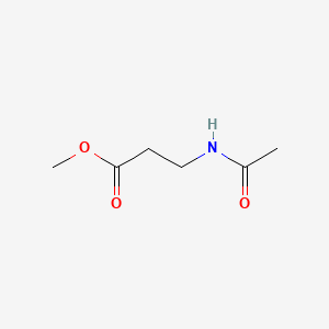 Methyl 3-acetamidopropanoate chemical structure (CAS 31295-20-2)