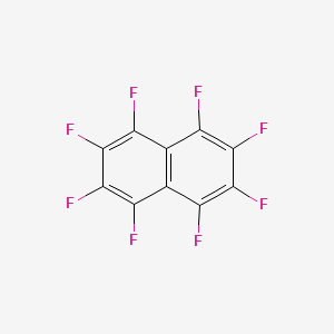 Octafluoronaphthalene chemical structure (CAS 313-72-4)