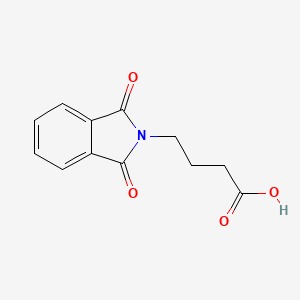4-(1,3-Dioxoisoindolin-2-yl)butanoic acid chemical structure (CAS 3130-75-4)
