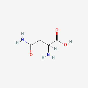 2,4-Diamino-4-oxobutanoic acid chemical structure (CAS 3130-87-8)